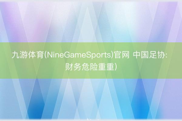 九游体育(NineGameSports)官网 中国足协: 财务危险重重)