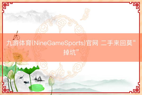 九游体育(NineGameSports)官网 二手来回莫“掉坑”