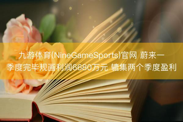 九游体育(NineGameSports)官网 蔚来一季度完毕规画利润6680万元 辘集两个季度盈利